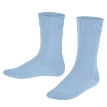 Falke Tagessocke Comfort Wool (hautschmeichelnde Baumwolle) hellblau Kinder - 1 Paar