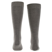 Falke Tagessocke Comfort Wool Kniestrümpfe (wärmende Merinowolle) dunkelgrau Kinder - 1 Paar