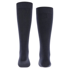Falke Tagessocke Comfort Wool Kniestrümpfe (wärmende Merinowolle) marineblau Kinder - 1 Paar