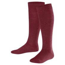Falke Tagessocke Comfort Wool Kniestrümpfe (wärmende Merinowolle) weinrot Kinder - 1 Paar
