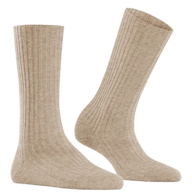 Falke Tagessocke Cosy Wool Boot (angenehmes Tragegefühl) beige Damen - 1 Paar