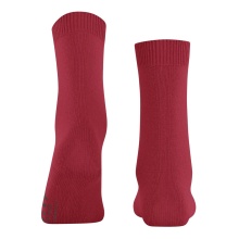 Falke Tagessocke Cosy Wool (weiches Kaschmir, temperaturausgleichende Merinowolle) rot Damen - 1 Paar