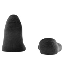 Falke Tagessocke Füsslinge Step Medium Cut (nachhaltiger Baumwoll-Komfort) schwarz Herren - 1 Paar