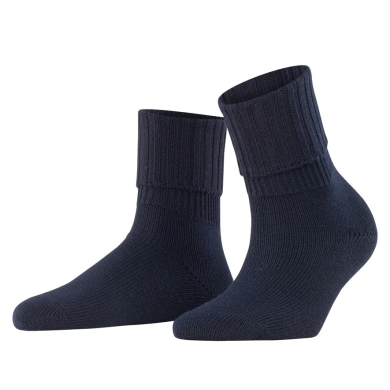 Falke Tagessocke Striggings Rib (Rippstruktur) navyblau Damen - 1 Paar