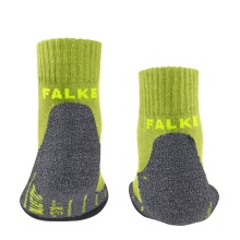 Falke Trekkingsocke TK2 Short (Merinowoll-Mix) limegrün Kinder - 1 Paar