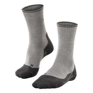 Falke Trekkingsocke TK2 Explore Wool Silk hellgrau Damen - 1 Paar