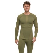 Falke Funktionsunterwäsche Langarmshirt Warm (perfekte Feuchtigkeits-und Temperaturregulierung) olivegrün Herren
