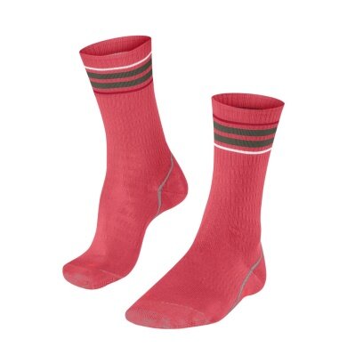 Falke Bikesocke BC Impulse Rapid (ultraleichte Polsterung, Netzgestrick) rot/pink - 1 Paar