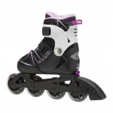 FILA Inline Skates X-One - verstellbar - schwarz/weiss/lila Kinder