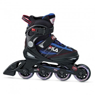 FILA Inline Skates One - verstellbar - schwarz/blau Kinder