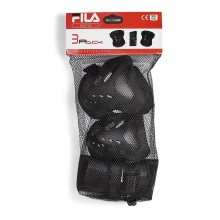 FILA Skates Schutzausrüstung Set FP (Knieschoner, Ellbogenschützer, Handgelenkschutz) - 3er Set Kinder/Jungen