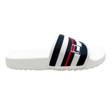Fila Badeschuhe Heritage Slides weiss/navyblau