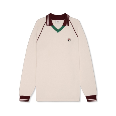 Fila Freizeit Langarmshirt Molinazzo Polo Sweater beige Herren