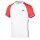 Fila Tennis-Tshirt Alfie (100% Polyester, 3-Streifen) weiss/rot Herren