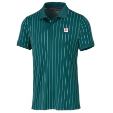 Fila Tennis-Polo Stripes (100% Polyester) blaugrün Herren