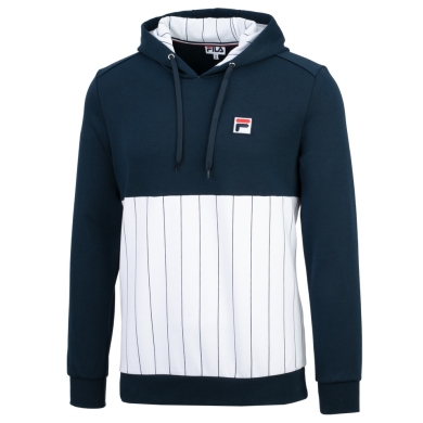 Fila Kapuzenpullover (Hoodie) Misha Stripes peacoatblau/weiss Herren