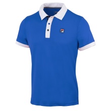 Fila Tennis-Polo Markus (100% Polyester) blau/weiss Herren