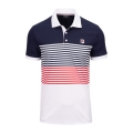 Fila Tennis-Polo BB Monte Carlo (rec. Polyester) weiss/navy/rot Herren