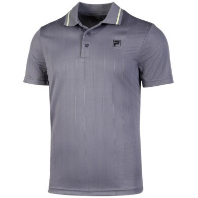 Fila Tennis-Polo Corvin (Polyester) grau Herren