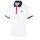 Fila Tennis-Polo Dominic (100% rec. Polyester, klassisch Look) weiss/navy Herren