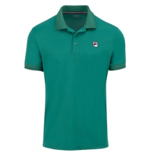 Fila Tennis-Polo Hermano (100% rec. Polyester, klassisch Look) grün Herren