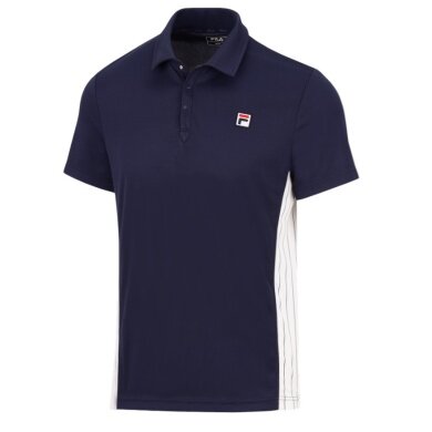Fila Tennis-Polo Piero navyblau/weiss Herren