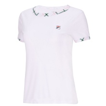 Fila Tennis-Shirt Yamila (angenehmes Tragegefühl) weiss/grün Damen