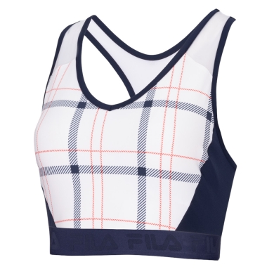 Fila Tennis-Tank Top Timea (breite Träger, angenehmes Tragegefühl) weiss/navyblau Damen