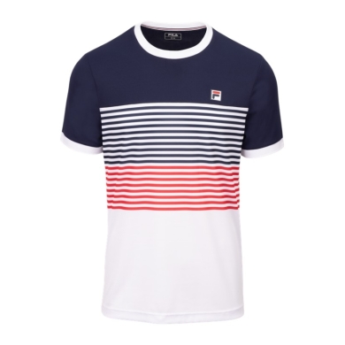 Fila Tennis-Tshirt BB 1983 (rec. Polyester) weiss/navy/rot Herren