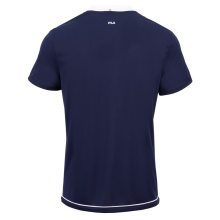 Fila Tennis-Tshirt Elias (Polyester) navyblau/weiss Herren