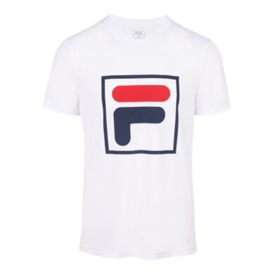 Fila Tennis-Tshirt Rolando (Classic Logo) weiss Herren