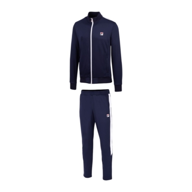 Fila Tennisanzug Tracksuit Manuel (Jacke+Hose, 100% Polyester) navyblau Herren