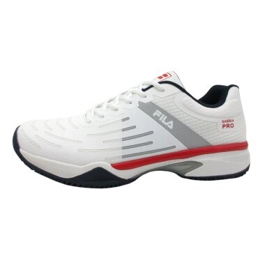 Fila Tennisschuhe Sabbia Pro Clay/Sandplatz weiss/grau/rot Herren
