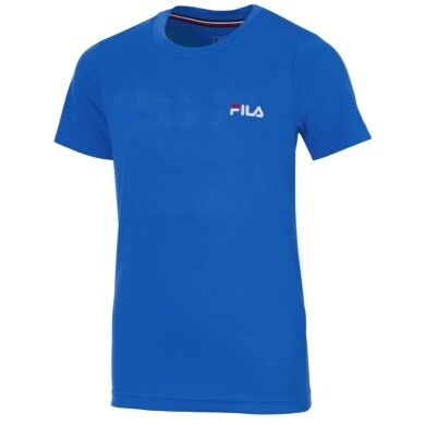 Fila Tennis-Tshirt Logo (100% rec. Polyester) blau Kinder