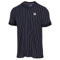 Fila Tennis-Tshirt Stripes navyblau/weiss Herren