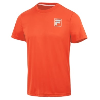 Fila Tennis-Tshirt Tommaso (100% Polyester) orange Herren