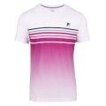 Fila Tennis-Tshirt Miguel (rec. Polyester) weiss/fuchsia Herren