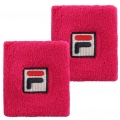 Fila Schweissband Osten Handgelenk (80% Baumwolle) pink - 2 Stück