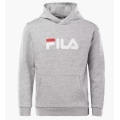 Fila Kapuzenpullover Sande Classic Logo Hoody (Baumwolle) hellgrau Kinder