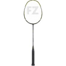 Forza Badmintonschläger Aero Power Pro-S (kopflastig, steif, 86g) schwarz - besaitet -