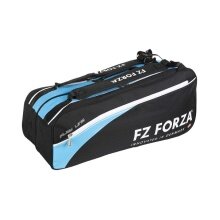 Forza Badminton-Racketbag Play Line (Schlägertasche, 2 Hauptfächer) blau/schwarz 9er