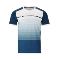 Forza Sport-Tshirt Alberti S/S Tee (100% Polyester) weiss/blau Herren