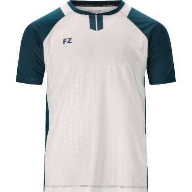 Forza Sport-Tshirt FZ CL2501 S/S Tee (100% Polyester) weiss/blau Herren