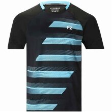 Forza Sport-Tshirt Crestor Tee (schnelltrocknend, bequem) schwarz/blau Jungen