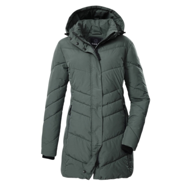 G.I.G.A. DX Winter-Steppparka GW 60 mit Kapuze (wasserabweisend, schmal geschnitten) aquaverdegrün Damen
