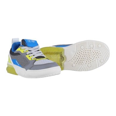 Geox Sneaker Grayjay grau/lime/weiss Kinder