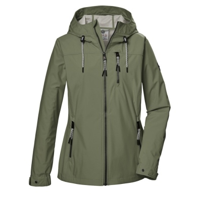 G.I.G.A. DX Softshellsjacke GS 74 mit Kapuze (wasserdicht und winddicht) olivegrün Damen