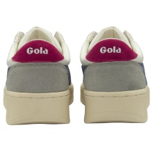 Gola Sneaker Grandslam Trident 2024 weiss/dunkelblau/pink Damen