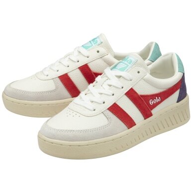 Gola Sneaker Grandslam Trident 2025 weiss/koralle/mintgrün Damen