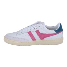 Gola Sneaker Falcon Leder 2024 weiss/pink/dunkelblau Damen